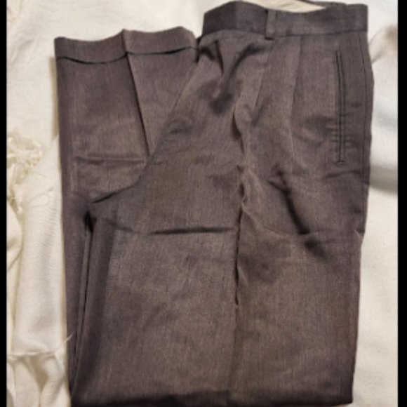 Braggi Men's Gray 36X32 Dress Pants - Picture 1 of 6